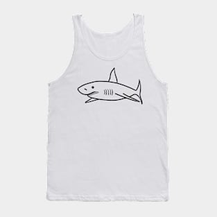 Stick figure shark Tank Top